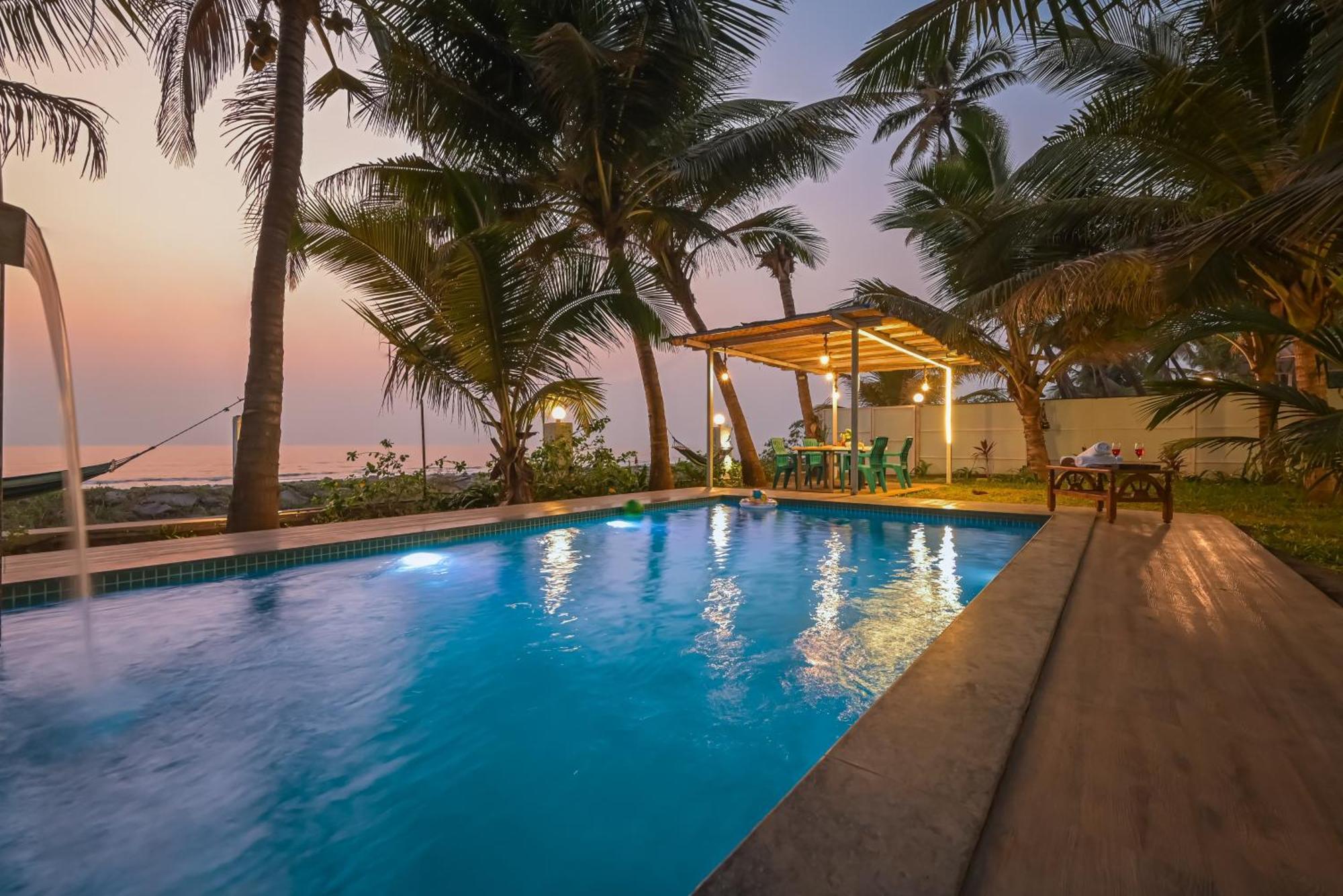 En Ocean Infinity Pool Villa Overlooking Sea ,Beach Touch آليباغ المظهر الخارجي الصورة