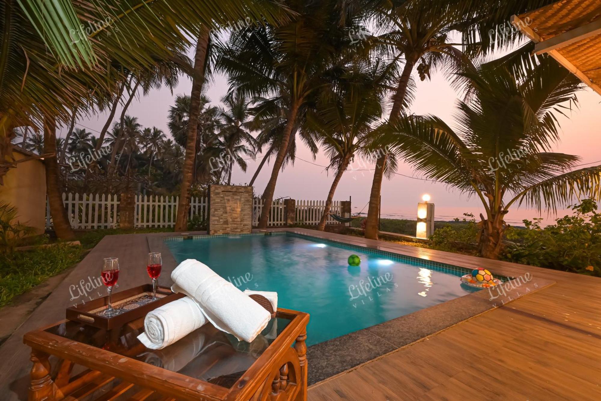 En Ocean Infinity Pool Villa Overlooking Sea ,Beach Touch آليباغ المظهر الخارجي الصورة